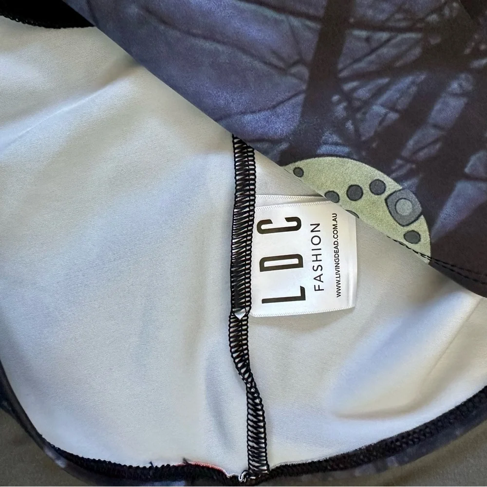 Friday The 13th Crop Top & Skirt Set (with pockets!)- Living Dead Clothing - Picture 11 of 12